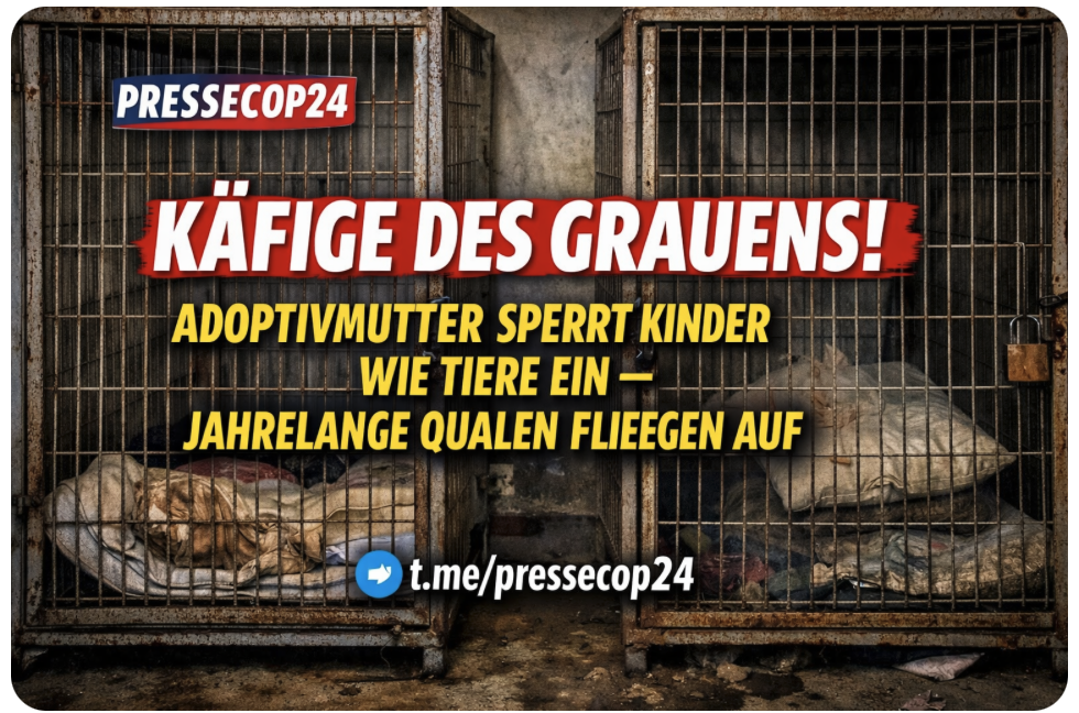 KÄFIGE DES GRAUENS! ADOPTIVMUTTER SPERRT KINDER WIE TIERE EIN – JAHRELANGE QUALEN FLIEGEN AUF