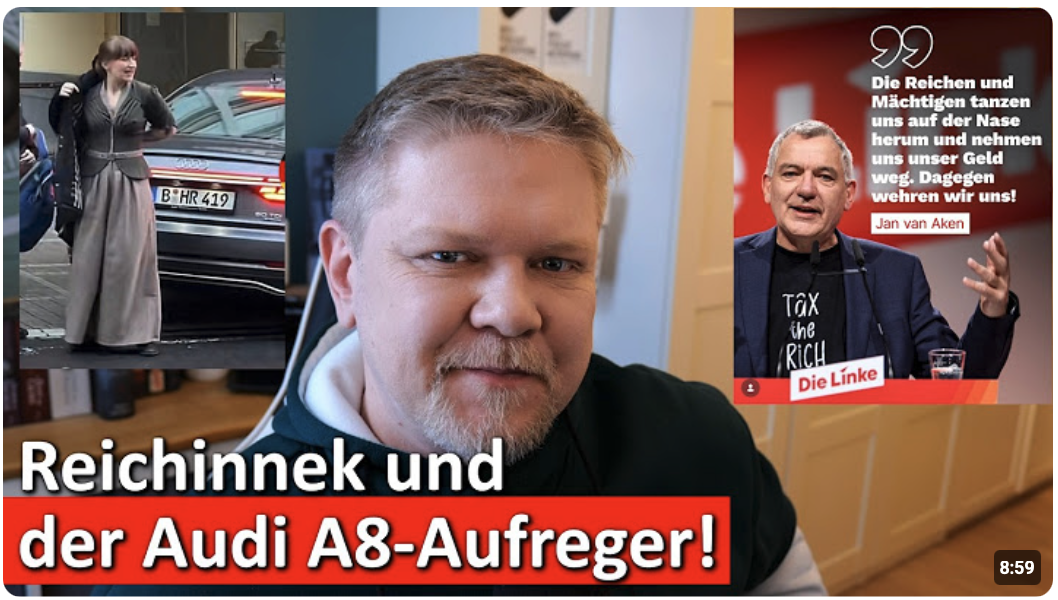 „Tax the rich“ – aber Audi A8 fahren? Heidi Reichinnek in Erklärungsnot!