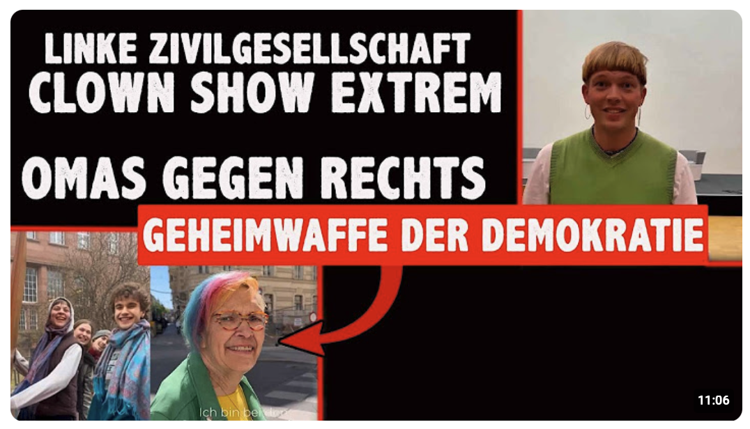 Links grüne Horror CLOWN SHOW Fremdschämen sein VATER