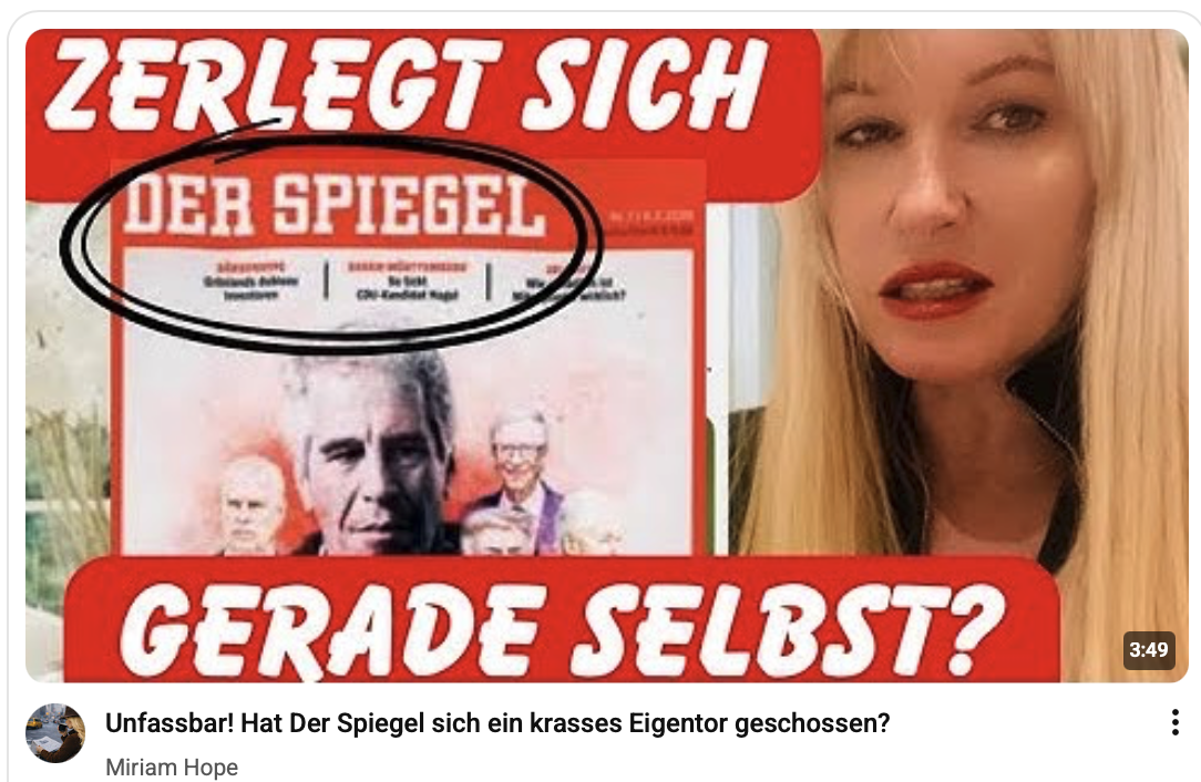 Unfassbar! Hat Der Spiegel sich ein krasses Eigentor geschossen?