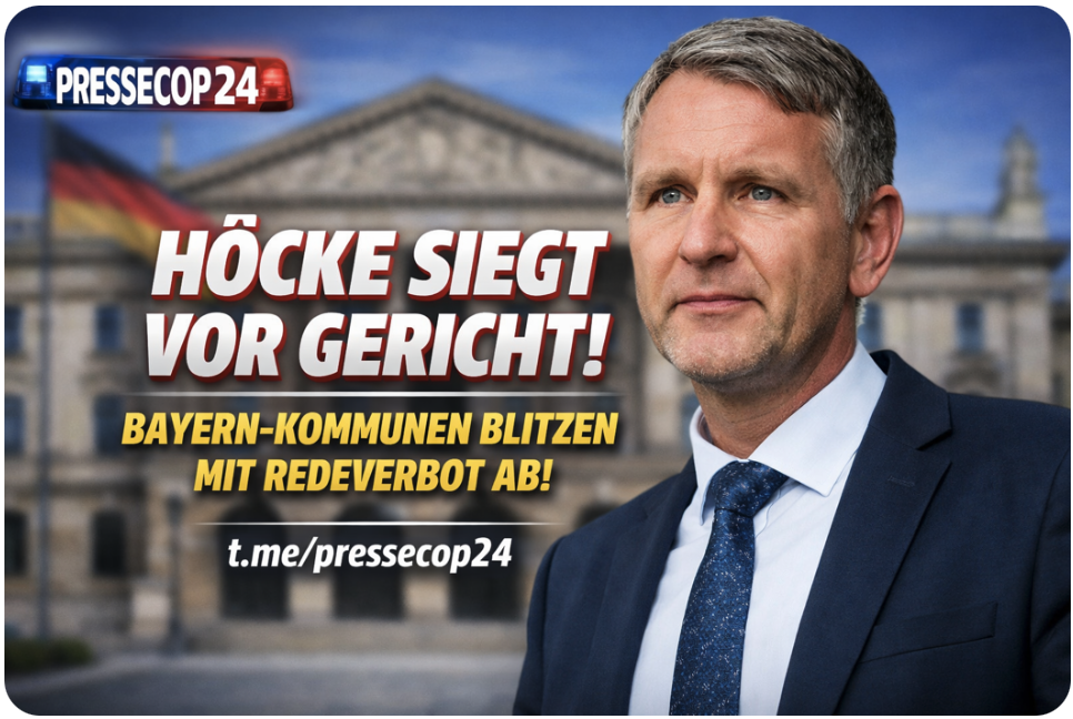 +++ EILMELDUNG +++ HÖCKE-DURCHBRUCH VOR GERICHT! BAYERN-KOMMUNEN BLITZEN MIT REDEVERBOT AB