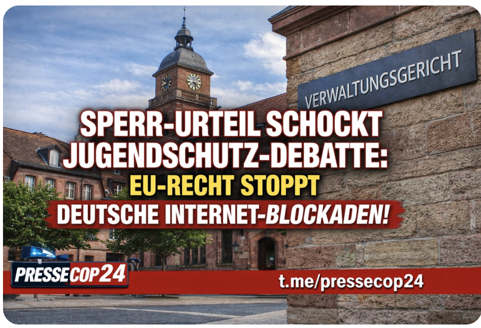 SPERR-URTEIL SCHOCKT JUGENDSCHUTZ-DEBATTE! EU-RECHT STOPPT DEUTSCHE INTERNET-BLOCKADEN