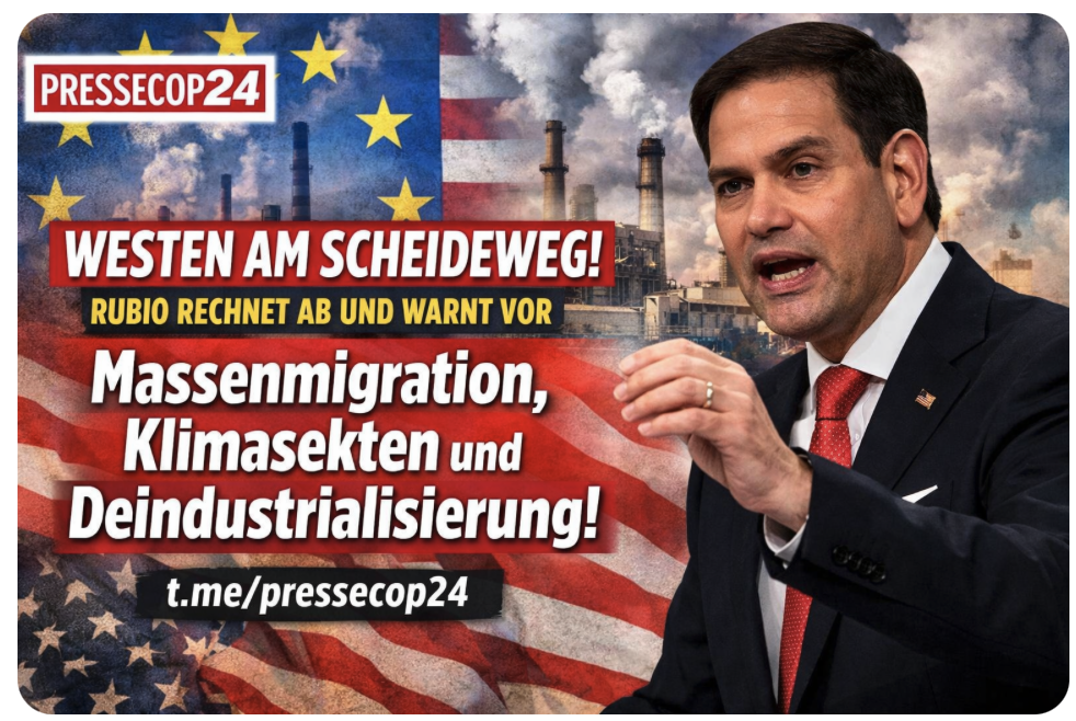 WESTEN AM SCHEIDEWEG! RUBIO RECHNET AB – UND RUFT EUROPA ZUR ERNEUERUNG