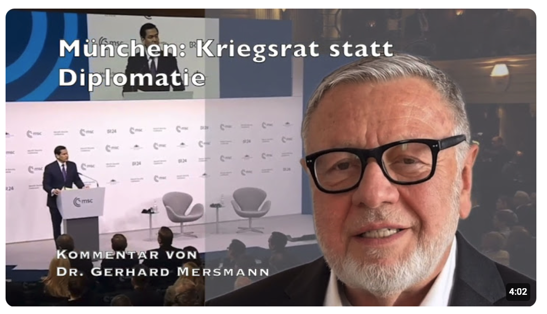 München: Kriegsrat statt Diplomatie