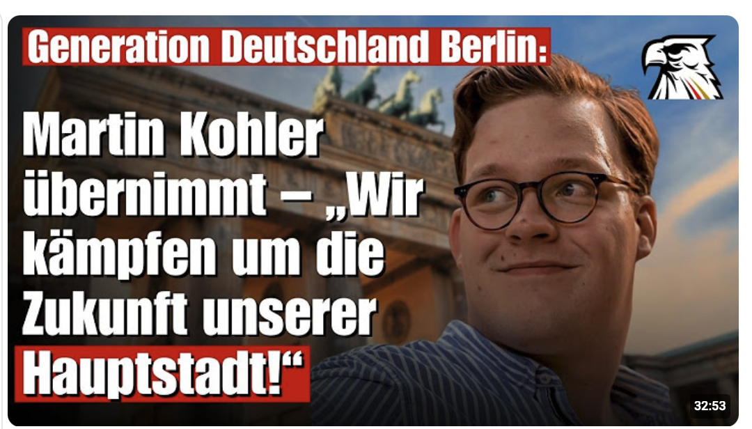 Generation Deutschland in Berlin: „Wir kämpfen um die Zukunft unserer Hauptstadt!“