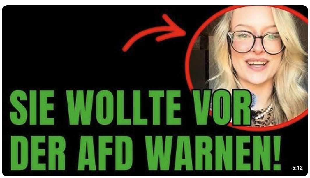 Sie hat ausversehen Wahlwerbung gemacht!