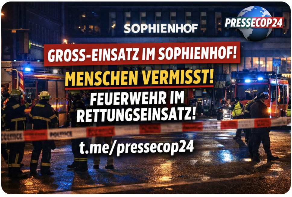 FLAMMEN-ALARM IM EINKAUFS-TEMPEL! GROSS-EINSATZ IM SOPHIENHOF – MENSCHEN VERMISST, RETTUNGSKRÄFTE KÄMPFEN UM JEDE SEKUNDE
