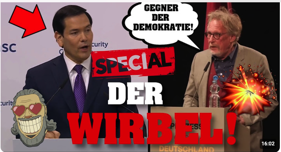 RUBIO und Martenstein: Zwei Reden, die aufschrecken LIEßEN! 