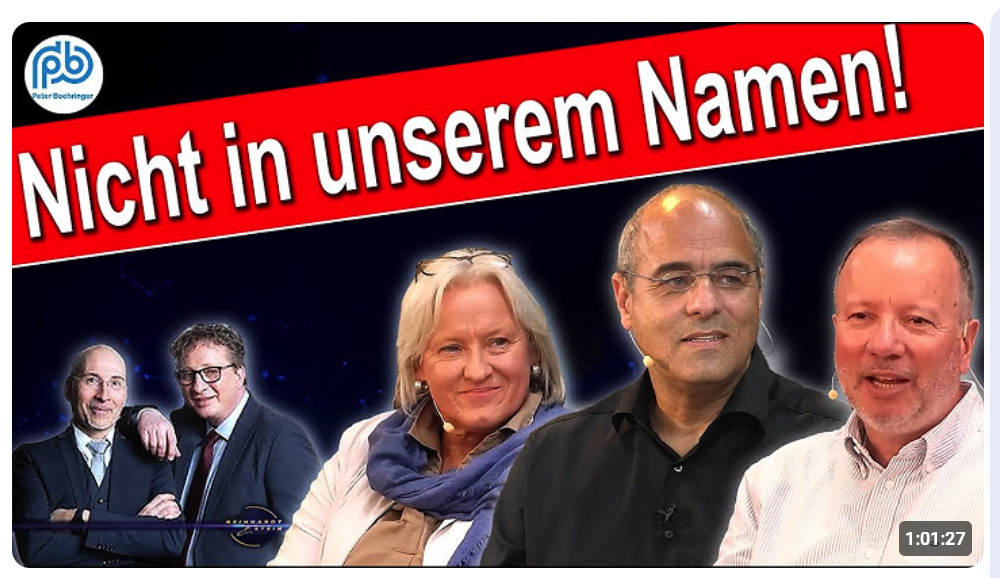 Debatte zu Lebenslügen: Migration, Klima, Corona, Gender, Krieg – Boehringer bei Stein & Reinhardt