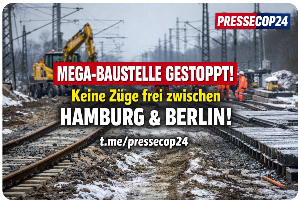 SCHIENEN-CHAOS ZWISCHEN HAMBURG UND BERLIN! MEGA-BAUSTELLE STECKT FEST – REISENDE MÜSSEN WEITER LEIDEN