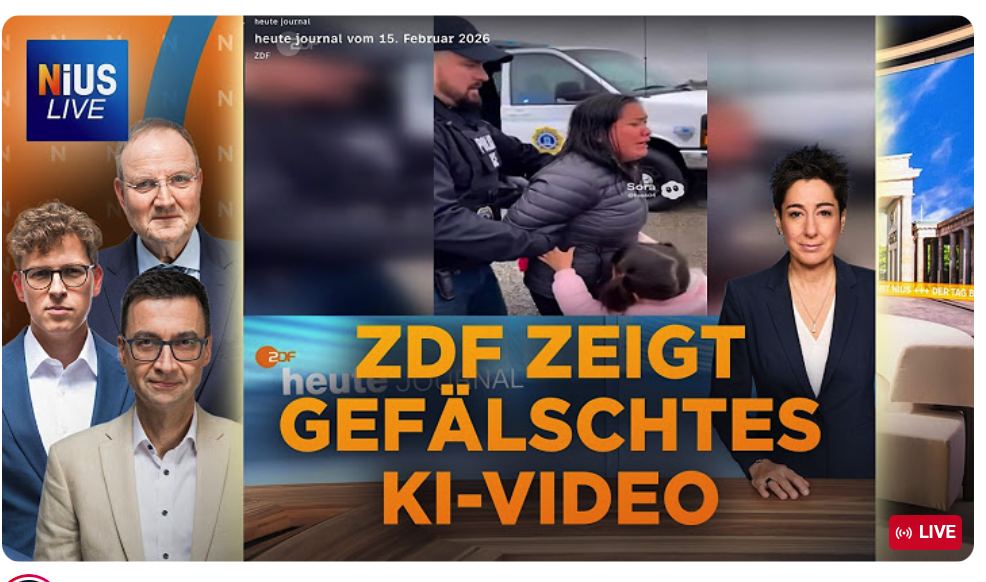 Wie abgebrüht Dunja Hayali Lügen über Donald Trump verbreitet | NIUS Live am 17.02.2026