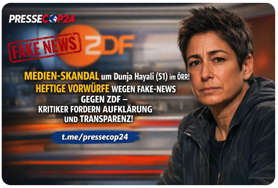 MEDIEN-SKANDAL um Dunja Hayali (51) im ÖRR! HEFTIGE VORWÜRFE WEGEN FAKE-NEWS GEGEN ZDF – KRITIKER FORDERN AUFKLÄRUNG UND TRANSPARENZ!