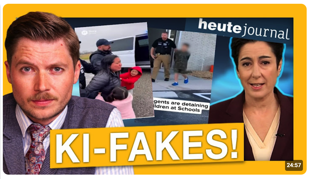 heute journal nutzt KI-FAKES! Jetzt will das ZDF die Wahrheit vertuschen – Analyse