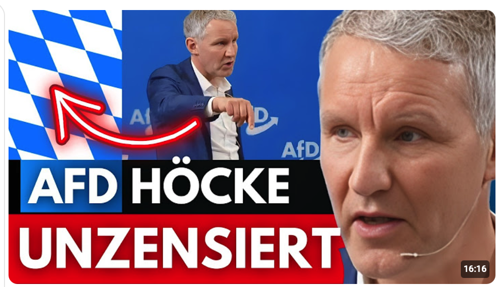 Unglaubliche Worte von Björn Höcke in Bayern nach dem gescheiterten Redeverbot