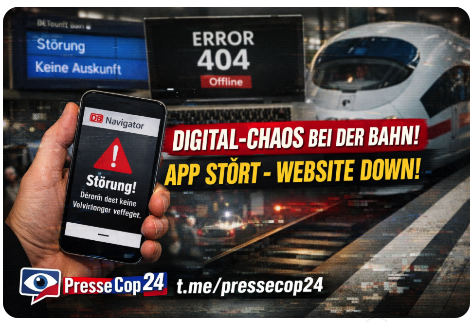 DIGITAL-CHAOS BEI DER BAHN! APP STREIKT, WEBSITE LAHMT – REISENDE IMMER RATLOSER
