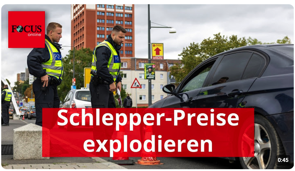 Wegen Grenzkontrollen explodieren Schlepper-Preise