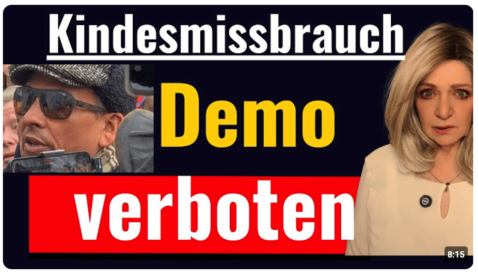 Diese Begründung – Ein Skandal! Demo gegen Kindesmissbrauch aufgelöst.
