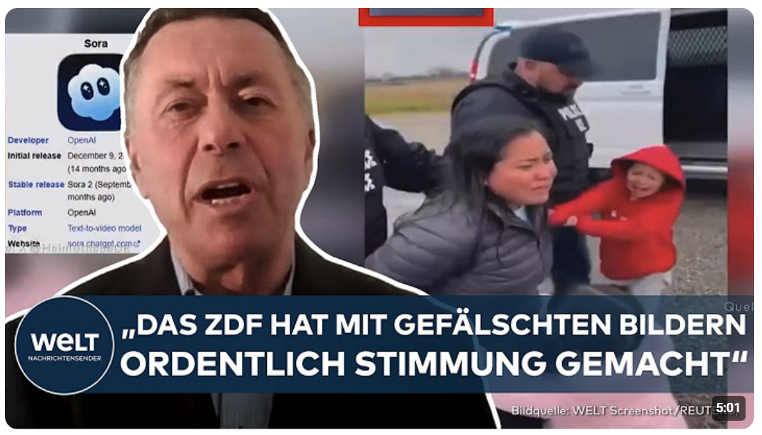 SKANDAL BEIM ZDF! KI-Bildern sollten gegen Trumps Abschiebepolitik und ICE Stimmung machen