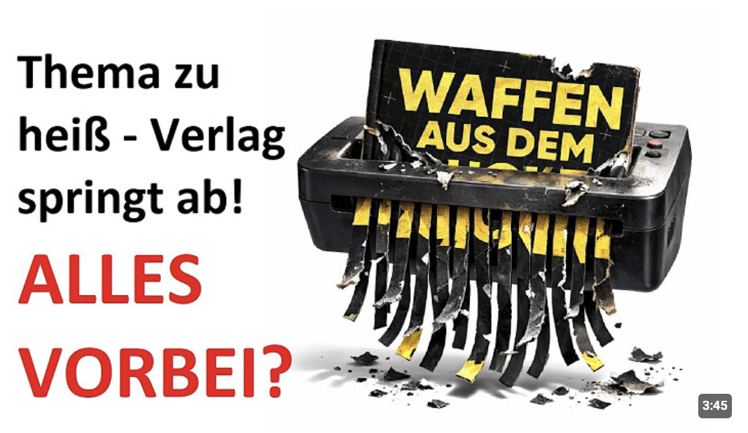 „Waffen aus dem Drucker“ – WEGZENSIERT?
