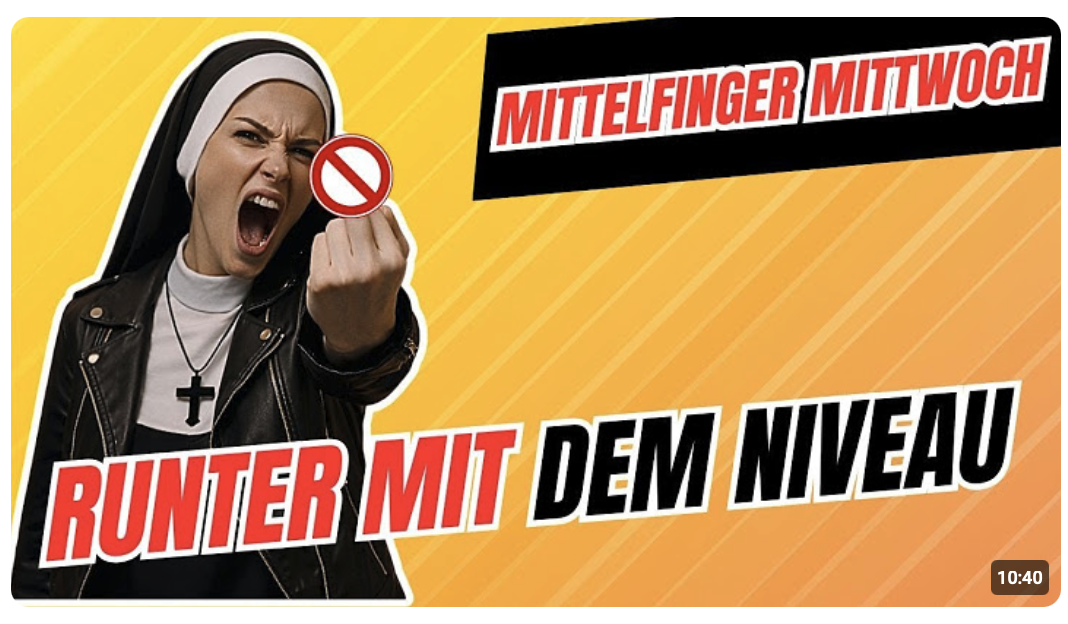 Mittelfinger Mittwoch: Wir haben den Boden erreicht – oder?