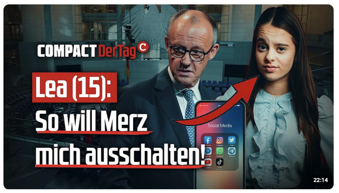 Lea (15): So will Merz mich ausschalten!