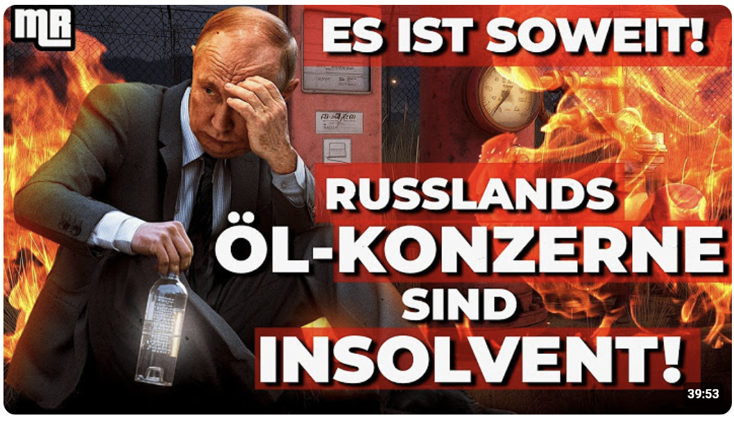 EILMELDUNG: KONKURS-WELLE erfasst RUSSLANDS ÖL-INDUSTRIE! MASSIVE ANGRIFFE auf ÖL-ANLAGEN!