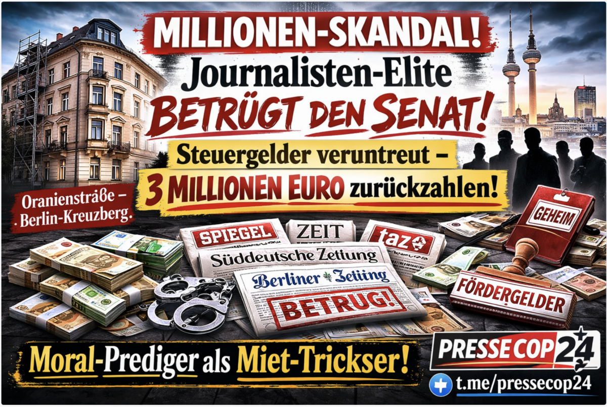 SKANDAL UM JOURNALISTEN-ELITE! MILLIONEN-ZOFF MIT DEM SENAT – VON MORALPREDIGERN ZU MIET-TRICKSERN?