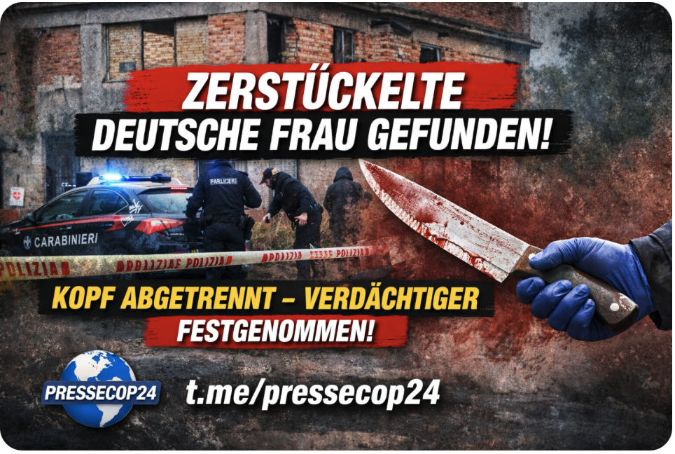 HORROR-FUND IN DER TOSKANA! DEUTSCHE FRAU ZERSTÜCKELT ENTDECKT – POLIZEI NIMMT VERDÄCHTIGEN FEST