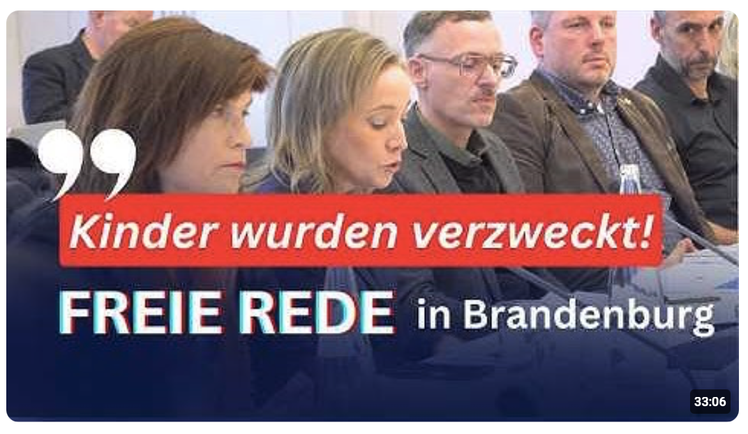 Freie Rede in der Corona-Enquete in Brandenburg: „Man hat Kinder verzweckt“