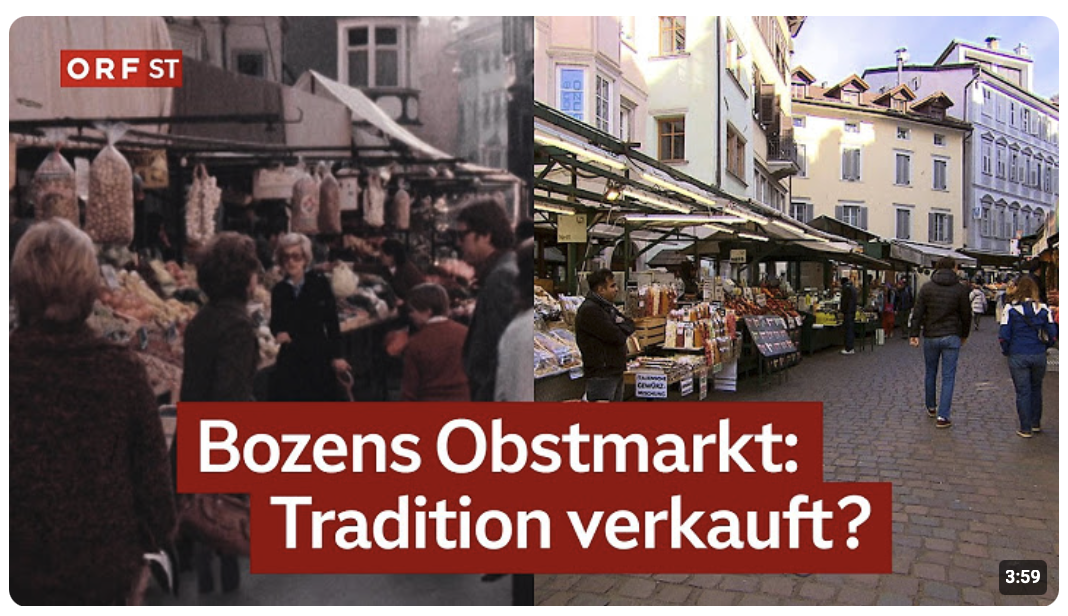 Als es am Obstmarkt noch Obst gab I Südtirol heute vom 17.02.2026