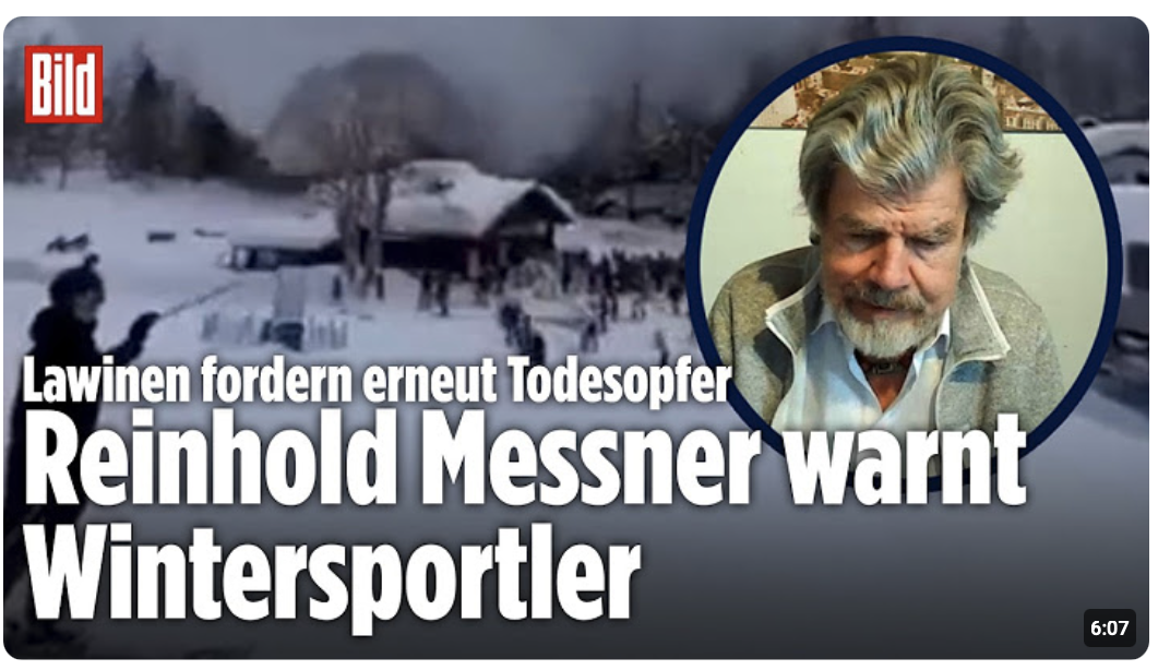 Todes-Risiko in den Alpen – Reinhold Messner erklärt die Lawinen-Gefahr