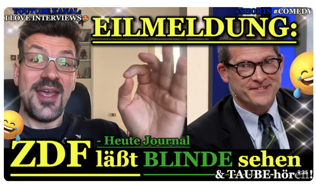ZDF – Mit dem ZWEITEN sind sie blind?!  ES IST SCHON WIEDER PASSIERT!!!
