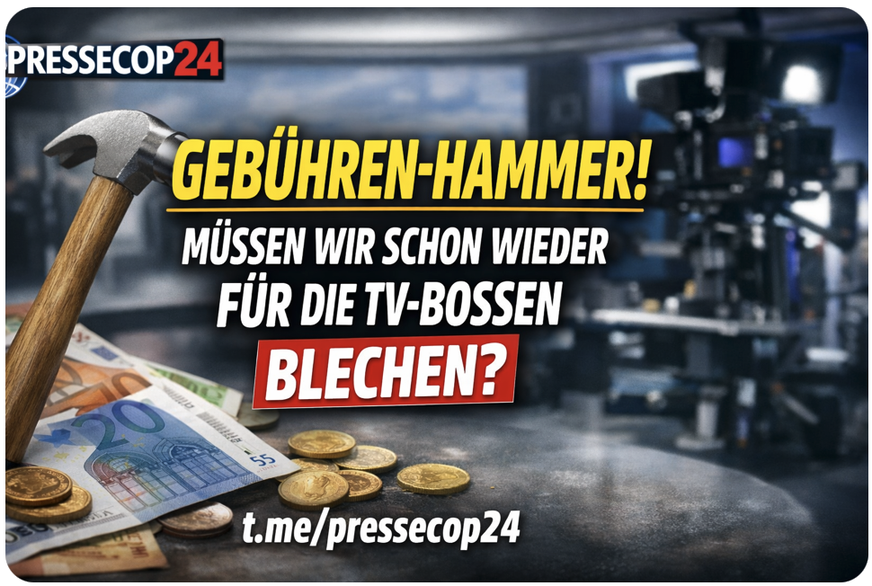 GEBÜHREN-HAMMER! MÜSSEN WIR SCHON WIEDER FÜR DIE TV-BOSSEN BLECHEN?