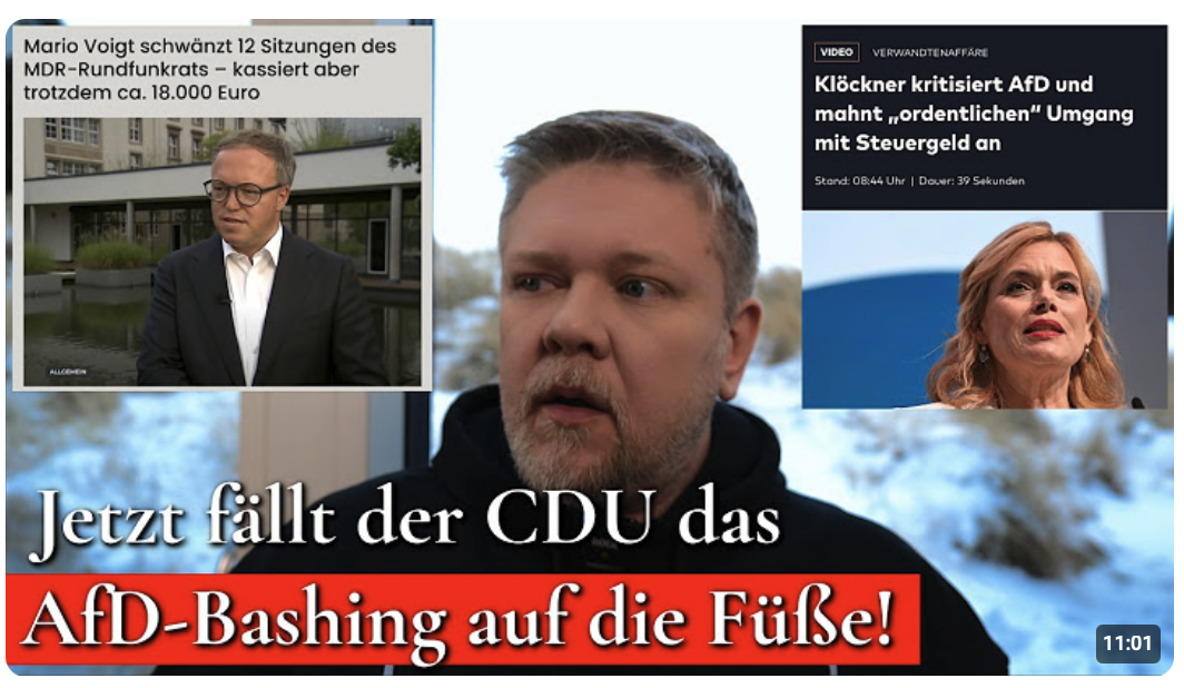 AfD im Visier – doch jetzt trifft es die CDU selbst!