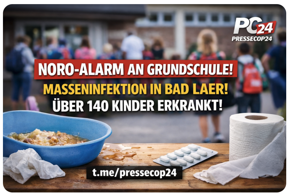 NORO-ALARM AN GRUNDSCHULE! MASSENINFEKTION LEGT BAD LAER LAHM – KINDER KRANK, ELTERN IN SORGE
