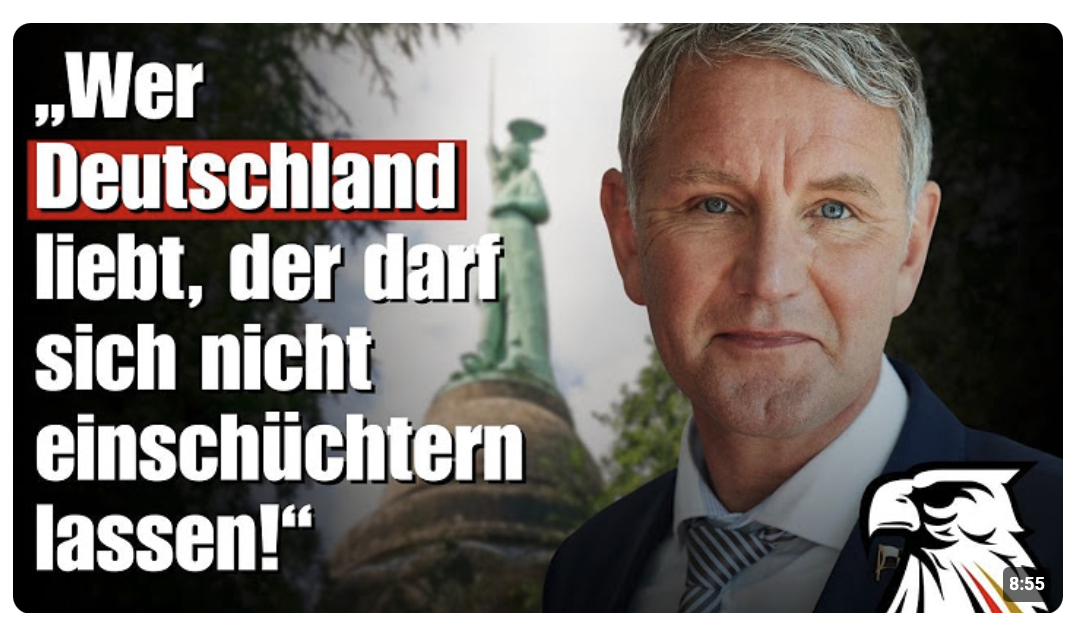 „Wer Deutschland liebt, der darf sich nicht einschüchtern lassen!“ | Björn Höcke (AfD-Thüringen)