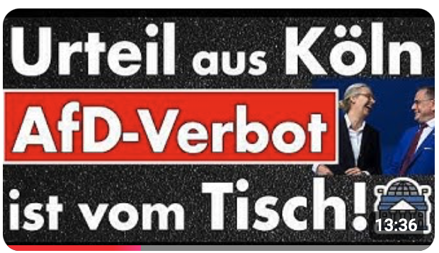VG Köln erledigt AfD-Verbot! Geheimdienst ohne Geheiminformation! Verfassungsschutz kann einpacken!