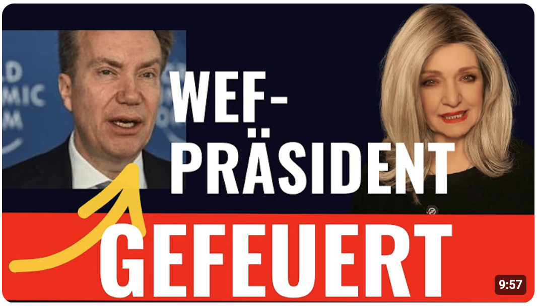 WEF feuert Präsidenten. Aus diesem Grund!
