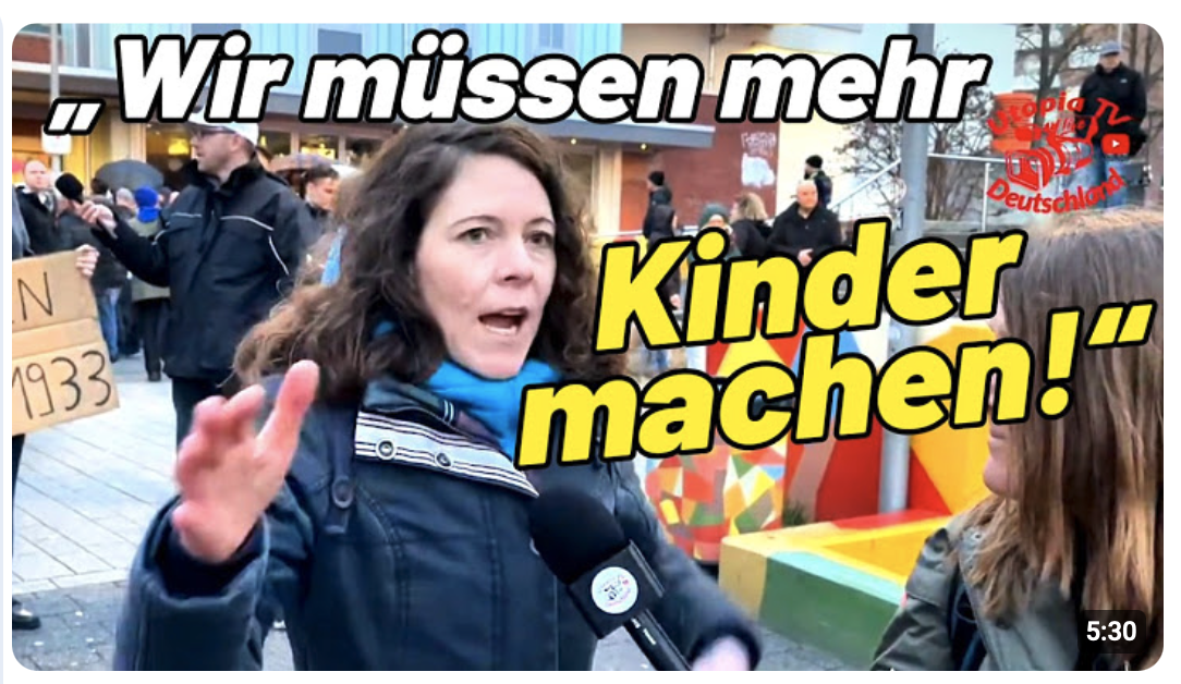 „Wir müssen mehr Kinder machen!“ Interview mit ‪@CassandraSommer‬ Düsseldorf NRW mit Björn Höcke AfD