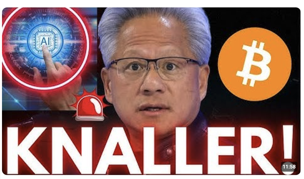 BITCOIN – PLÖTZLICH sagt NVIDIA-CEO das UNDENKBARE !!