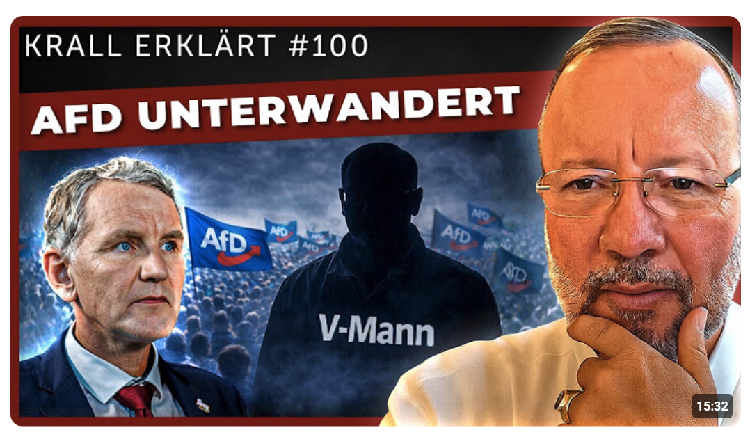 Verfassungsschutz verliert: Freie Bahn für AfD? | #KrallErklärt