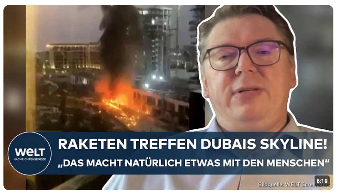 IRAN: „Keine Panik, aber Besorgnis“! Dubai-Auswanderer bekommen Eskalationen heftig zu spüren