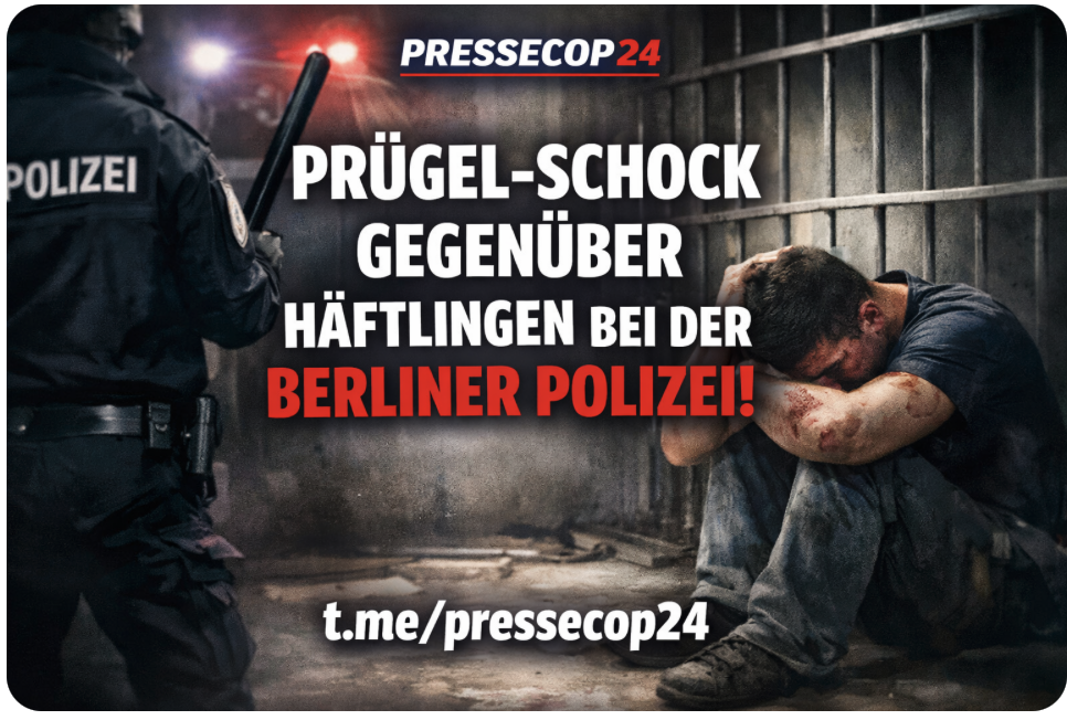 PRÜGEL-SCHOCK GEGENÜBER HÄFTLINGEN BEI DER BERLINER POLIZEI!