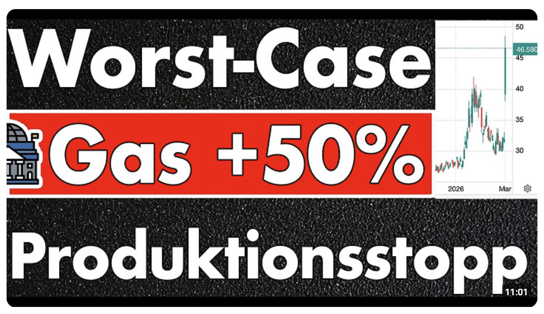 Warnungen ignoriert! LNG-Stopp lässt Gaspreis explodieren, Wirtschaftswachstum gestrichen, Inflation