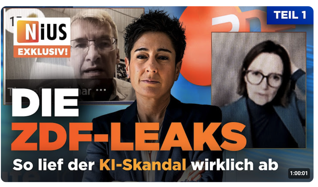 Geheime ZDF-Leaks: Sender entlarvt sich im KI-Skandal | Die ZDF Leaks Teil 1