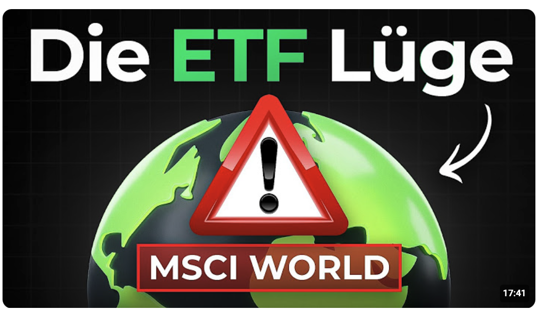 Warum ein ETF Sparplan auf immer wackligeren Beinen steht!