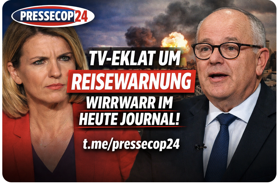 TV-EKLAT IM HEUTE JOURNAL! SLOMKA NAGELT AUSSENMINISTER FEST – REISEWARNUNGS-WIRRWARR UM NAHOST-KRIEG