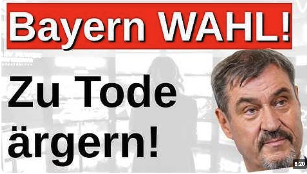 Söder ärgert sich zu Tode! Katrin (AfD) ist beliebter als Söder!