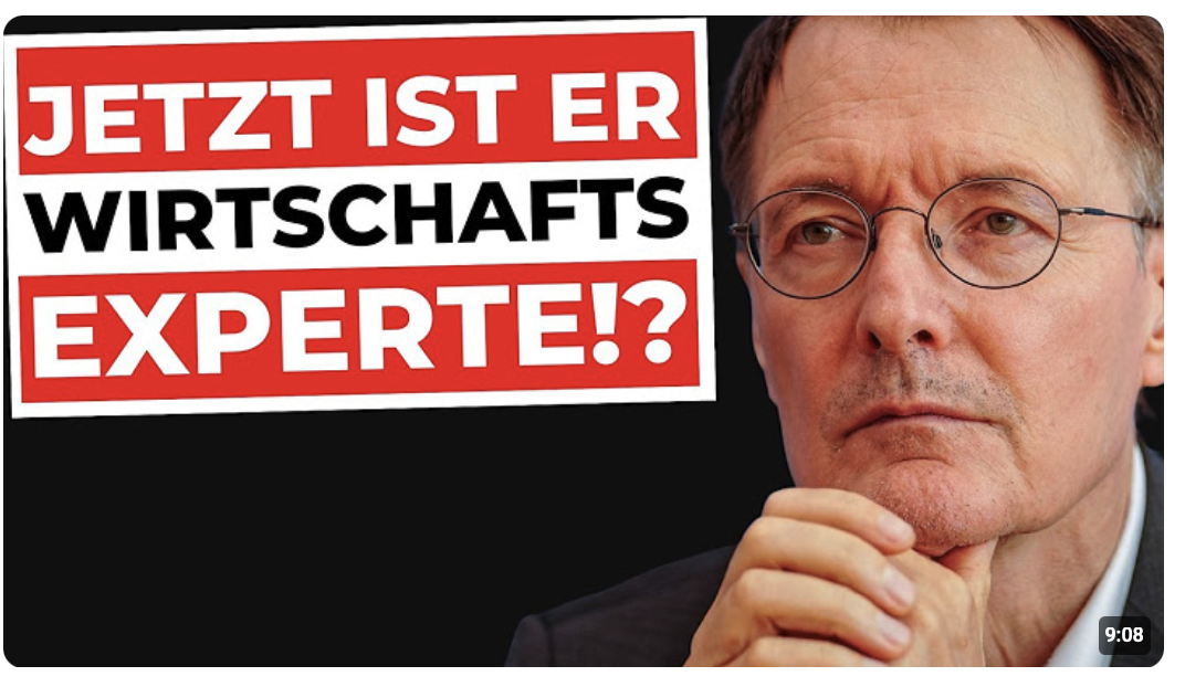 53% Abgaben! Die bittere Wahrheit, die Lauterbach jetzt zugibt