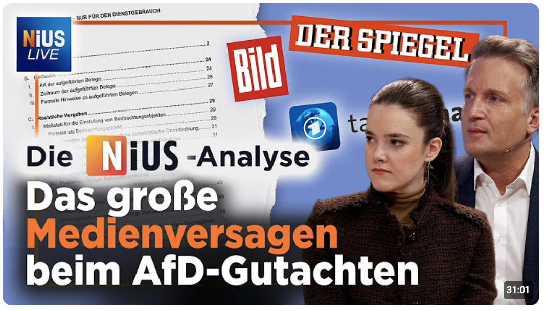 AfD-Gutachten: Medien blamierten sich – und schweigen jetzt